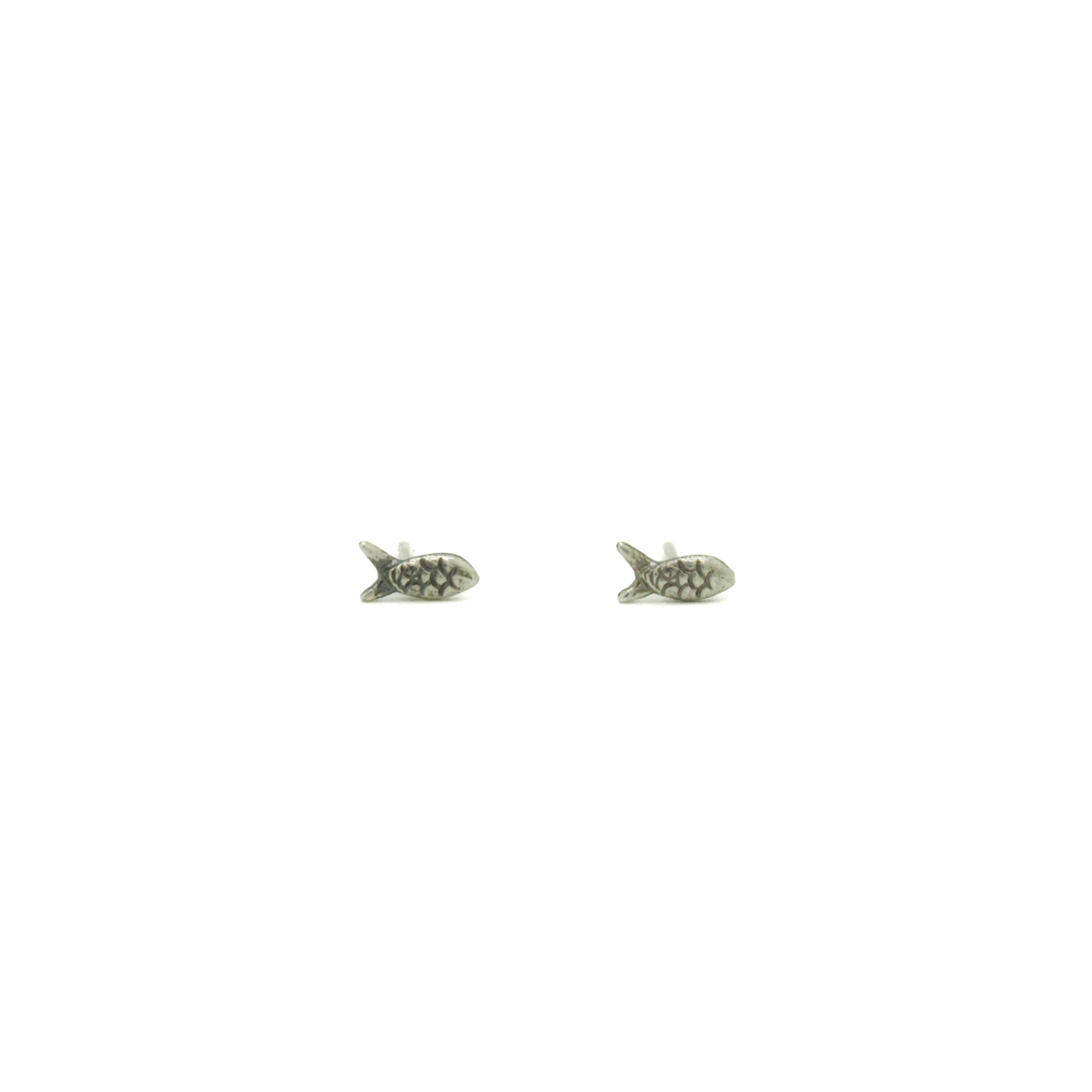 Tiny Minnow Studs by Molly Avellar | Adorn Cape Cod