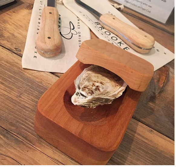  Oyster Shucking Clamp, Wood Oyster Clamp, Oyster
